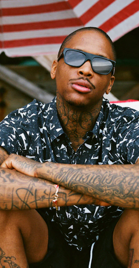 YG wearing Crap sunglasses